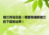 楼兰传说迅雷（哪里有魂断楼兰的下载地址啊）