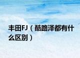 丰田FJ（酷路泽都有什么区别）