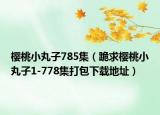 樱桃小丸子785集（跪求樱桃小丸子1-778集打包下载地址）
