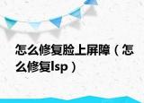怎么修复脸上屏障（怎么修复lsp）