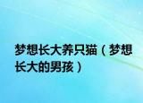 梦想长大养只猫（梦想长大的男孩）