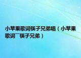 小苹果歌词筷子兄弟唱（小苹果歌词――筷子兄弟）