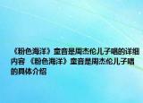 《粉色海洋》童音是周杰伦儿子唱的详细内容 《粉色海洋》童音是周杰伦儿子唱的具体介绍