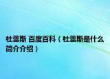杜蕾斯 百度百科（杜蕾斯是什么简介介绍）