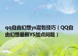 qq自由幻想ys混包技巧（QQ自由幻想最新YS加点问题）