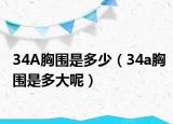 34A胸围是多少（34a胸围是多大呢）