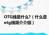 OTG线是什么?（什么是otg线简介介绍）
