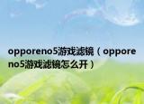 opporeno5游戏滤镜（opporeno5游戏滤镜怎么开）