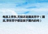 电器上京东,天猫还是国美苏宁（国美,京东苏宁都是属于国内的吗）