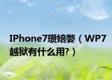 IPhone7瓒婄嫳（WP7越狱有什么用?）