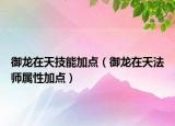 御龙在天技能加点（御龙在天法师属性加点）