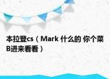 本拉登cs（Mark 什么的 你个菜B进来看看）