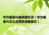 华为畅享9s触摸屏失灵（华为畅享9s怎么设置防误触模式）