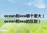 ocean和sea哪个更大（ocean和sea的区别）