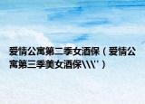 爱情公寓第二季女酒保（爱情公寓第三季美女酒保\