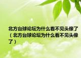 北方台球论坛为什么看不见头像了（北方台球论坛为什么看不见头像了）
