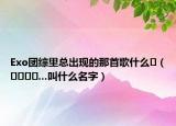 Exo团综里总出现的那首歌什么내（목소리가...叫什么名字）