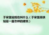 于家堡站现在叫什么（于家堡高铁站是一座怎样的建筑）