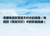泰国电视剧真爱无价中的插曲（电视剧《真爱无价》中的歌曲插曲）