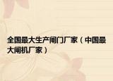 全国最大生产闸门厂家（中国最大闸机厂家）