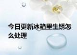 今日更新冰箱里生锈怎么处理