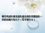 像忍风战队暴龙战队魔法战队特搜战队一样的动画片有几个（名字是什么）