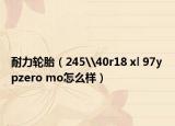 耐力轮胎（245\40r18 xl 97y pzero mo怎么样）
