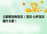 儿歌歌词有宝贝（宝贝 心肝宝贝是什么歌）