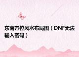 东南方位风水布局图（DNF无法输入密码）
