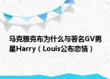 马克雅克布为什么与著名GV男星Harry（Louis公布恋情）