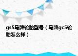 gs5马牌轮胎型号（马牌gc5轮胎怎么样）