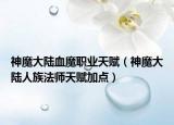 神魔大陆血魔职业天赋（神魔大陆人族法师天赋加点）