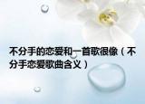 不分手的恋爱和一首歌很像（不分手恋爱歌曲含义）