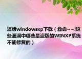 盗版windowsxp下载（救命~~!这些漏洞中哪些是盗版的WINXP系统不能修复的）