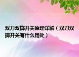 双刀双掷开关原理详解（双刀双掷开关有什么用处）