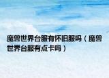 魔兽世界台服有怀旧服吗（魔兽世界台服有点卡吗）