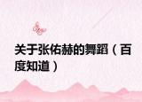 关于张佑赫的舞蹈（百度知道）