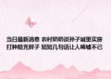 当日最新消息 农村奶奶谈孙子城里买房打肿脸充胖子 短短几句话让人唏嘘不已