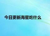 今日更新海星吃什么