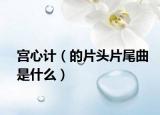 宫心计（的片头片尾曲是什么）