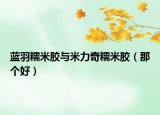 蓝羽糯米胶与米力奇糯米胶（那个好）