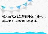 铃木sc7161车型叫什么（铃木小羚羊sc7130发动机怎么样）