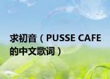 求初音（PUSSE CAFE 的中文歌词）