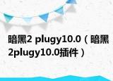 暗黑2 plugy10.0（暗黑2plugy10.0插件）