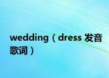 wedding（dress 发音歌词）