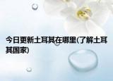 今日更新土耳其在哪里(了解土耳其国家)