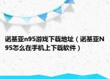 诺基亚n95游戏下载地址（诺基亚N95怎么在手机上下载软件）