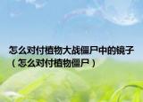 怎么对付植物大战僵尸中的镜子（怎么对付植物僵尸）