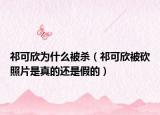 祁可欣为什么被杀（祁可欣被砍照片是真的还是假的）