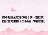 伤不起安全歌词改编（求一首以校园安全为主的《伤不起》改编歌曲）